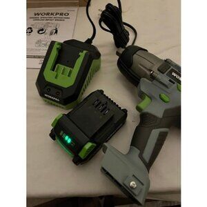 20V Cordless Impact Wrench 1/2 in Brushless Impact Gun with Battery and Charger